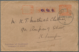 22938 Japanische Besetzung  WK II - Malaya: 1942/1946 (ca.), Accumulation With About 42 Covers Incl. Perak - Maleisië (1964-...)