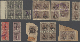 22948 Japanische Besetzung  WK II - Malaya: General Issues, Perak, 1942, Ovpts T2 Resp. T19/24 Mint And Us - Maleisië (1964-...)