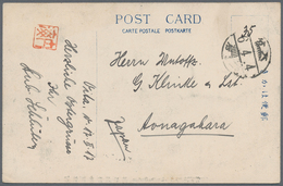 22968 Lagerpost Tsingtau: Aonogahara, 1916/18, Ppc (15, Inc. Three To China, One Intercamp Inbound From Oi - Deutsche Post In China