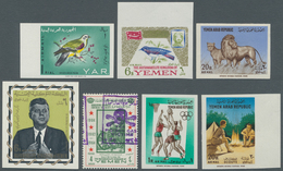 23002 Jemen: 1940/1972 (ca.), Accumulation On About 450 Stockcards Mostly With Complete Sets Incl. Imperfo - Yémen