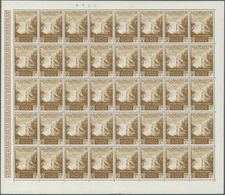 23027 Jemen: 1951/1954, Accumulation With Half And Complete Sheets Incl. 280 X 1951 Definitives 20b. Pink - Yemen