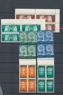 23044 Jemen: 1962/1968, U/m Collection In A Stockbook, Incl. Overprints, Imperf. Issues, Blocks Of Four, S - Yémen