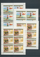 23104 Jemen: 1974/1990, U/m Collection In A Stockbook Incl. Souvenir Sheets, 1980 Boy Scouts Perf./imperf. - Yémen