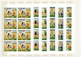 23120 Jemen: 1981/1988, U/m Collection/assortment Of Multiples In A Stockbook, Only Complete Sets, Many Im - Yémen