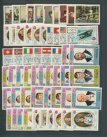 23150 Jemen - Königreich: 1962/1970, Chiefly U/m Accumulation In A Binder, Many Complete Sets, Overprints, - Yemen