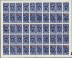 23173 Jemen - Königreich: 1965, Winston Churchill Commemoration, Black Overprint On 4b. Violet-blue/red Im - Yémen