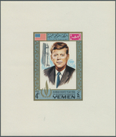 23177 Jemen - Königreich: 1967/1968, U/m Accumulation Of Apprx. 260 De Luxe Sheets Of Issues "Paintings", - Yemen