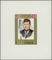 23189 Jemen - Königreich: 1968/1970, U/m Collection Of Apprx. 300 De Luxe Sheets, E.g. Personalities (Kenn - Yemen