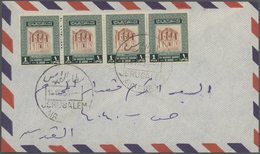 23279 Jordanien: 1925-80, Box Containing 3040 Covers & FDC, Including Registered Mail, Air Mail, Overprint - Jordanië