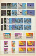 23305 Jordanien: 1963/1990, Mainly From 1979, U/m Collection/accumulation In A Stockbook Incl. Many Blocks - Giordania