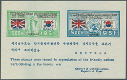 23367 Korea-Süd: 1951, War-Participating Countries, 21 Souvenir Sheets (excl. Italy New Flag), "Ethiopia" - Korea (Süd-)