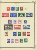 23393 Kuwait: 1923/1970 (ca.), Chiefly Mint Collection On Album Pages, Main Value From QEII, Also Incl. 19 - Kuwait