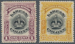 23401 Labuan: 1902-03 'Crown' Definitives: Specialized Collection Of More Than 330 Stamps Of All Values Fr - Autres & Non Classés