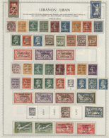 23413 Libanon: 1924/1990 (ca.), Comprehensive Mint And Used Holding In Apprx. 35 Albums With Plenty Of Mat - Liban