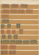 23422 Libanon: 1924/1945, Mint Accumulation On Stocksheets, Well Sorted Incl. Both Sets Olympic Games, Air - Libanon