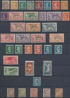 23424 Libanon: 1924-1945: Mint Collection Of Almost All Stamps Issued, Without The Major Rarities, But In - Liban