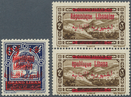 23428 Libanon: 1924/1930, Mint Lot Of Overprint Varieties, Maury Cat.value Apprx. 1.950,- ?. - Libano