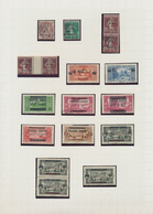23429 Libanon: 1924/1928, Mainly Mint Collection Of Overprint Varieties, Showing Maury No. 3 B, 5 C In Pai - Liban