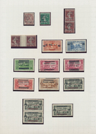 23429 Libanon: 1924/1928, Mainly Mint Collection Of Overprint Varieties, Showing Maury No. 3 B, 5 C In Pai - Libano