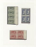 23430 Libanon: 1924, Olympic Games Paris, INVERTED OVERPRINTS, 50c. On 10c., 1.25pi. On 25c. And 2.50pi. O - Libano