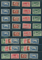 23432 Libanon: 1924, Olympic Games, Lot Of 18 Mint Sets: Five Sets French Overprint (Maury 18/21) And 13 S - Liban