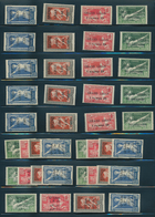 23432 Libanon: 1924, Olympic Games, Lot Of 18 Mint Sets: Five Sets French Overprint (Maury 18/21) And 13 S - Libanon
