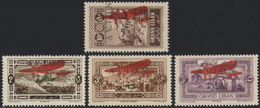 23435 Libanon: 1924-45, Stock Of Mint Stamps And Blocks Including 1924 10c. & 30c. Pasteur, Surcharge Vari - Libano