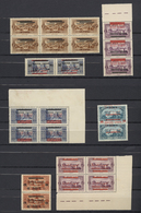 23447 Libanon: 1928, "Republique Libanaise" Overprints, Specialised U/m Collection/accumulation Of Apprx. - Libano