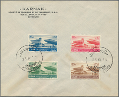 23458 Libanon: 1939/1954, Group Of Five Better Covers, E.g. 1939 1st Flight Beyrouth-Athens-Warsaw, 1944 M - Libano