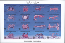 23498 Libyen: 1964/1999, Comprehensive U/m Accumulation In A Binder, Comprising Mainly Se-tenant Sheets An - Libië