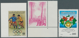 23501 Libyen: 1977/1995 (ca.), Collection In Two Stockbooks With Many Complete Sets Incl. Se-tenant And Im - Libië