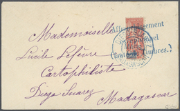 23512 Madagaskar: 1889/1910 (ca.), Madagascar/Dependencies, Comprehensive Collection In A Binder, Comprisi - Andere & Zonder Classificatie