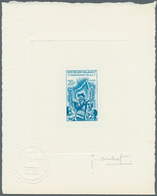 23514 Madagaskar: 1963/1970 (approx). Collection Of 9 Different Epreuves D'artiste Signée Showing Various - Altri & Non Classificati