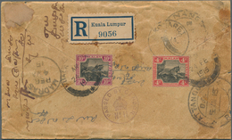 23528 Malaiischer Staatenbund: 1915-1935 Fed. Malay States Registered Mail: Seven Registered Covers From K - Federated Malay States