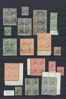 23557 Malaiische Staaten - Perak: 1935/1937, Definitives Sultan Iskandar, Mint And Used Collection Of 96 S - Perak