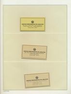 23573 Malaiische Staaten - Selangor: 1971/1990 (ca.), Assortment Of 17 Booklets "Butterflies", "Flowers" A - Selangor