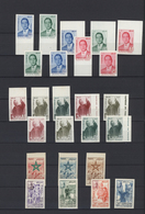 23617 Marokko: 1957/1980, Mint Collection Of Apprx. 190 IMPERFORATE Stamps Incl. Attractive Thematic Issue - Marokko (1956-...)