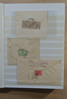 23693 Nepal: 1900-1935 (ca.): Stockbook With 56 Classic Covers Of Nepal, Of Which 17 With Stamps. Many Dif - Népal