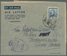 23724 Neuseeland - Ganzsachen: 1945/2000 (ca.), AEROGRAMMES: Accumulation With About 900 Used And Unused ( - Postal Stationery