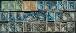 23726 Nicaragua: 1862/1872, Engros Lot Of 92 Stamps Of The First Three Issues Of Nicaragua With A Great Va - Nicaragua