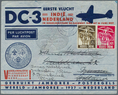 23736 Niederländisch-Indien: 1898/1947 Ca., Lot With 30 Covers, Comprising Mostly Airmail Covers With Ffc - Indes Néerlandaises