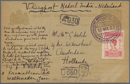 23738 Niederländisch-Indien: 1922/1948, Comprehensive Collection Of 37 Covers With Focus On Airmail Covers - Indes Néerlandaises