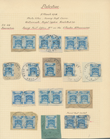 23795 Palästina: 1918/1922, E.E.F. Design, Specialised Collection Of Apprx. 130 Stamps On Album Pages, Inc - Palestina