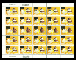 23816 Papua Neuguinea: 1994: Complete MNH Sheet Of 50 Stamps Of Papua New Guinea 1994, 21t Op 80t Michel N - Papua Nuova Guinea