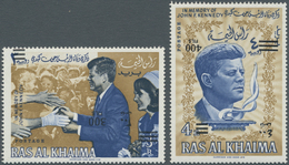 23884 Ras Al Khaima: 1965/1972 (ca.), Accumulation In Box With Many Complete Sets And A Large Quantity Of - Ras Al-Khaimah