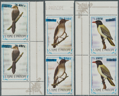 23943 St. Thomas Und Prinzeninsel - Sao Thome E Principe: 1998, Birds Three Different Values Incl. 12db. S - Sao Tomé E Principe