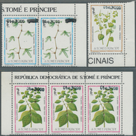 23946 St. Thomas Und Prinzeninsel - Sao Thome E Principe: 1998, Medicinal Plants Complete Set Of Three Dif - Sao Tomé E Principe