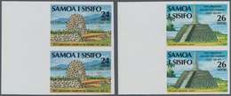 23956 Samoa: 1980, Monuments 24s. For 80 Years Of German Colony And 26s. For 150 Years Of John Williams Ar - Samoa