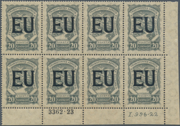 24005 SCADTA - Länder-Aufdrucke: 1923, UNITED STATES: Colombia 20c. Grey With Black Opt. 'EU' In A Lot Wit - Flugzeuge