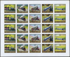 24018 Schardscha / Sharjah: 1966/1972, U/m Collection Of Complete Sheets, Mainly Complete Sets, Incl. Attr - Schardscha